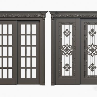 法式玻璃门 推拉门