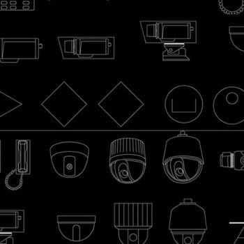 安防监控设备CAD图