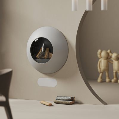 现代壁挂式 壁炉