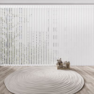 现代梦幻窗帘 百叶帘