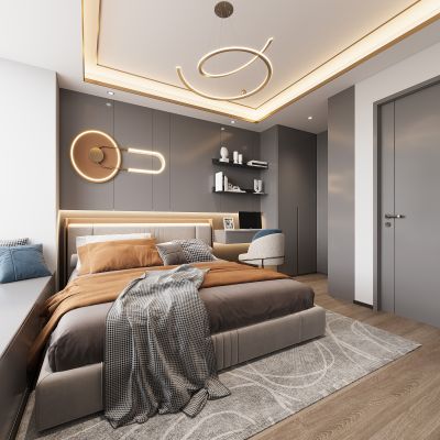 现代卧室