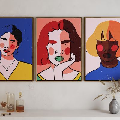 现代活力卡通海报挂画