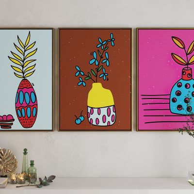 现代活力卡通海报挂画