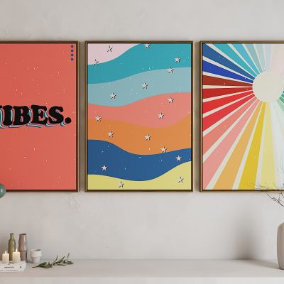 现代活力卡通海报挂画