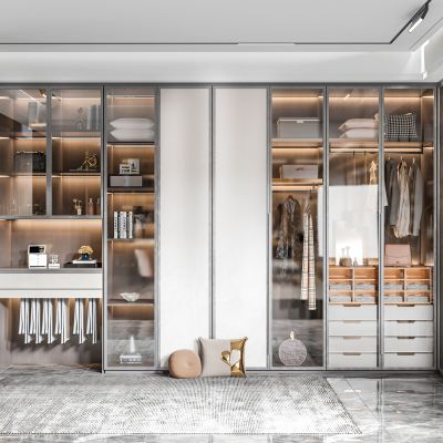现代衣帽间