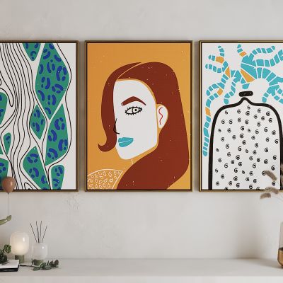 现代活力卡通海报挂画