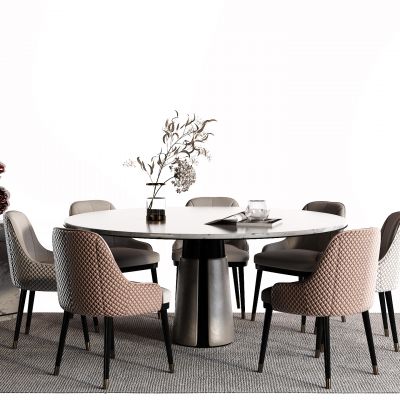现代餐桌 圆桌