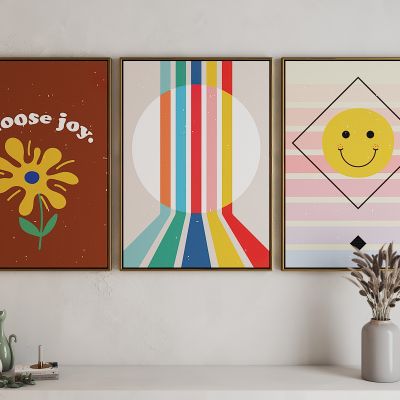 现代活力卡通海报挂画