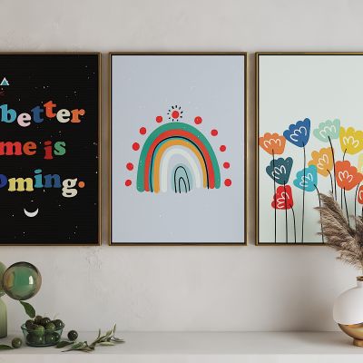 现代活力卡通海报挂画