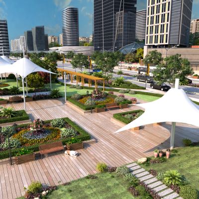 现代公园园林景观