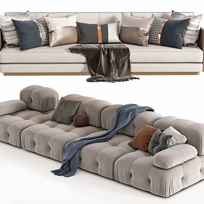 现代组合沙发，布艺多人沙发，布艺沙发，三人沙发，转角沙发，双人沙发