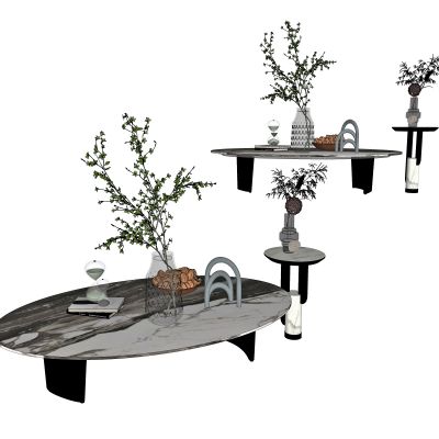 现代子母茶几，茶几，客厅茶几，圆茶几，长茶几，客厅茶几，饰品，摆件，花