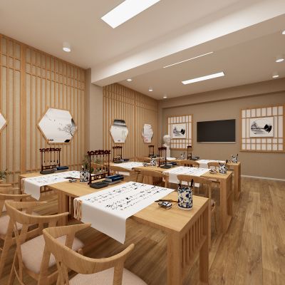 中式少儿书法教室