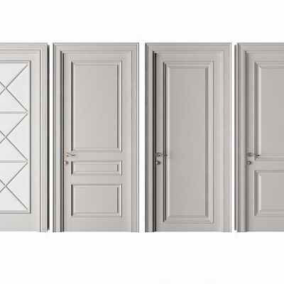 简欧房门 单开门 平开门