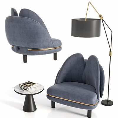 现代休闲沙发，洽谈椅，休闲椅，洽谈沙发，懒人沙发，沙发椅，落地灯，茶几