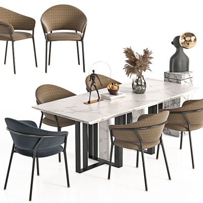 现代餐桌椅组合，餐桌，餐椅，休闲椅，洽谈桌，书桌，写字桌，书画桌，摆件