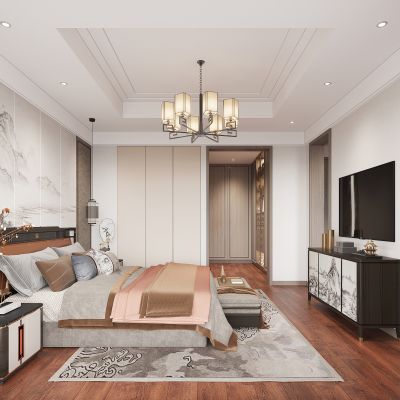 新中式卧室