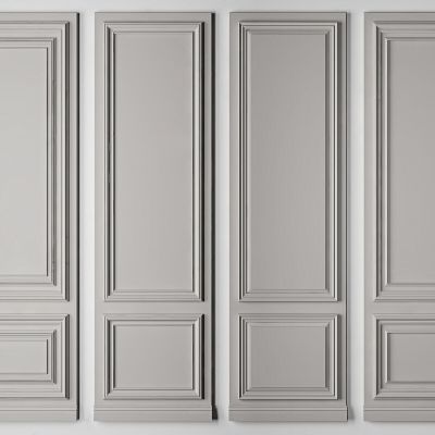 简欧护墙板 背景墙