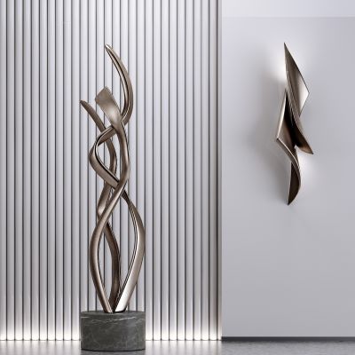 现代抽象雕 塑摆件