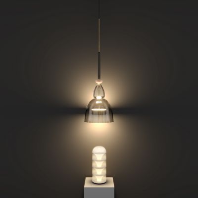 现代吊灯台灯组合