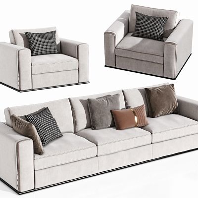 现代三人沙发，单人沙发，洽谈沙发，接待沙发，布艺沙发，懒人沙发，沙发