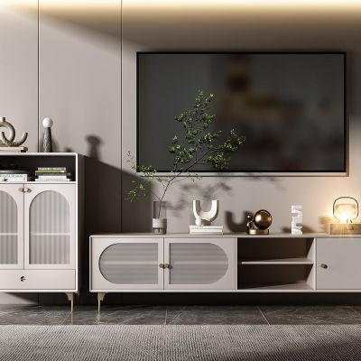 现代电视柜 边柜