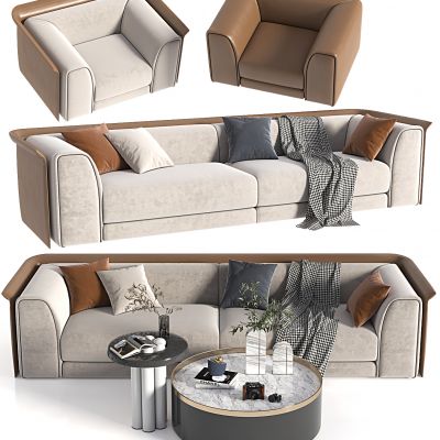 现代沙发茶几组合，单人沙发，双人沙发，三人沙发，休闲沙发，茶几，懒人沙发