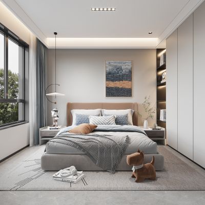 现代卧室
