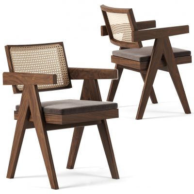 Cassina藤编休闲椅