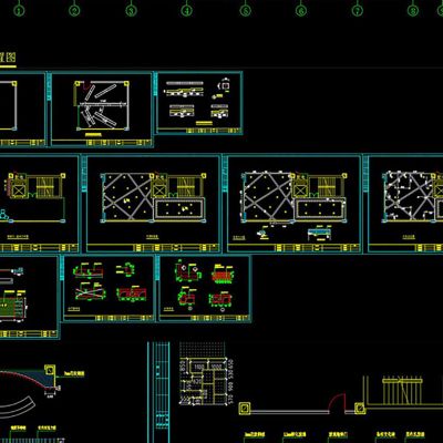 健身房全套CAD施工图