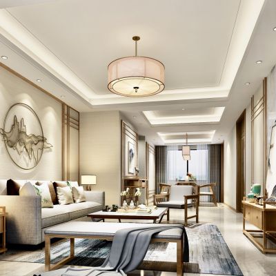 04_日式清新风格33#东边套项目CAD家装施工图+效果图