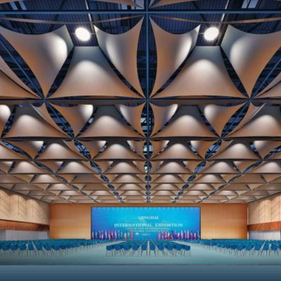 室内PTFE张拉膜吊顶施工图纸