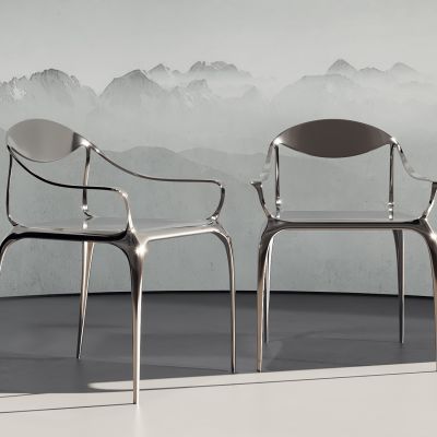 休闲椅/金属椅子3D模型