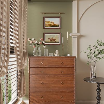 美式复古边柜 斗柜