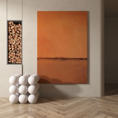 侘寂风抽象装饰画