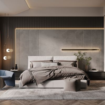 现代卧室