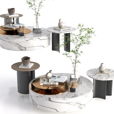 现代子母茶几，茶几，客厅茶几，圆茶几，边几，角几，客厅茶几，饰品，摆件