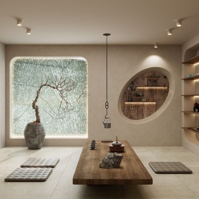 诧寂风禅意茶室