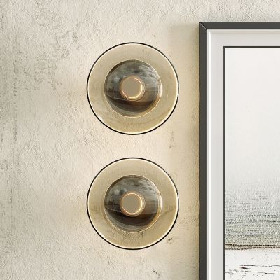 Flos 圆形玻璃壁灯