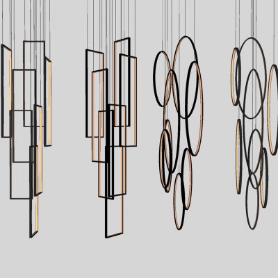 现代吊灯 楼梯间吊灯 客厅吊灯   轻奢吊灯