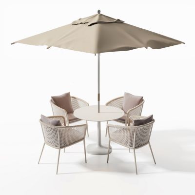 户外休闲桌椅 太阳伞