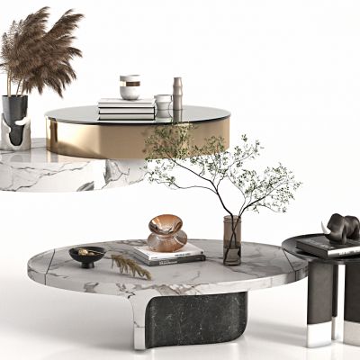 现代子母茶几，茶几，客厅茶几，圆茶几，边几，角几，客厅茶几，饰品，摆件