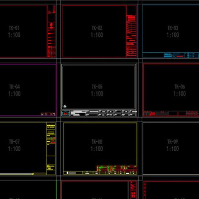 CAD图框图表样式标准比例CAD图