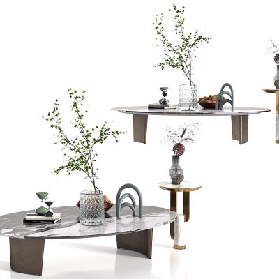 现代子母茶几，茶几，客厅茶几，圆茶几，长茶几，客厅茶几，饰品，摆件，花