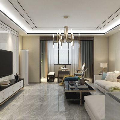 230㎡家装施工图|CAD施工图+效果图+全套物料书