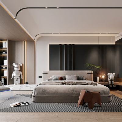 现代卧室