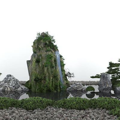 新中式庭院水景小品