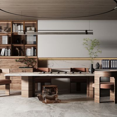 新中式书房茶室