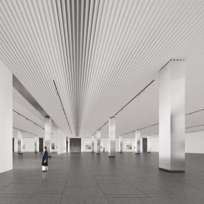 铝方通吊顶及桁架转换层结构设计施工图