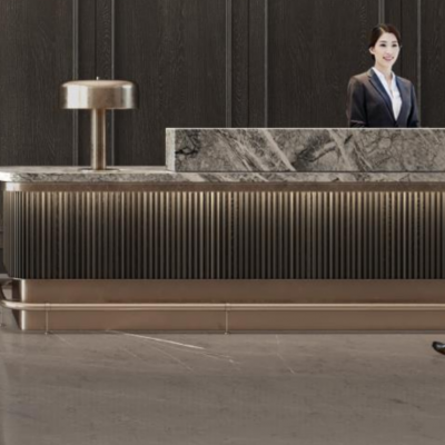  酒店服务台施工图